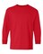 Gildan Heavy Cotton Youth Long Sleeve T-Shirt – Kids Basic Crewneck Tee for Everyday Comfort